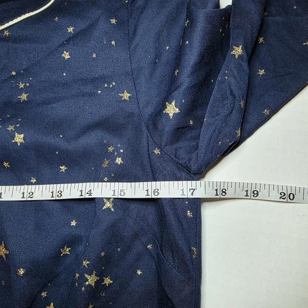 Johnnie B Boden Girls Dress Blue Stars Long Sleeve Size 15-16Y